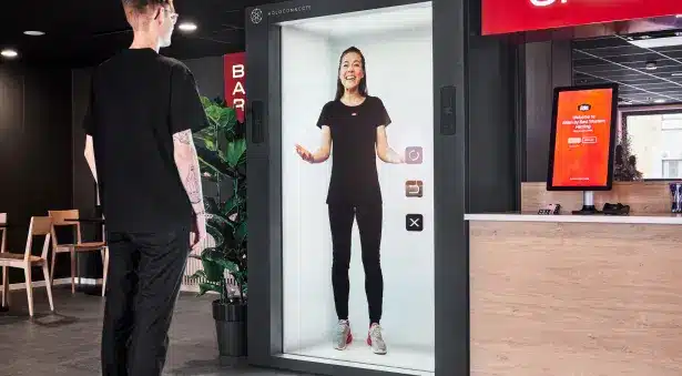 counter with mirrors